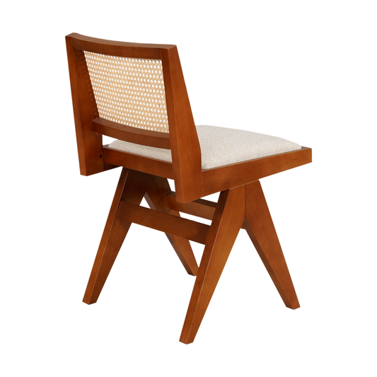 Rustica Brown Wooden Dining Chair – Classic Appeal