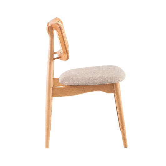 Siena Light Brown Wooden Dining Chair