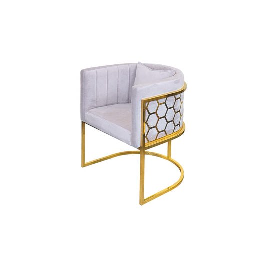 Aurum Gold Café Chair – Elegant Accent