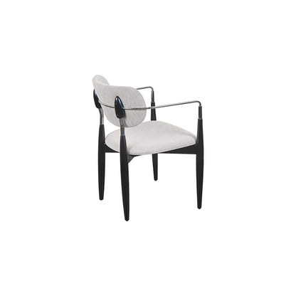 Luna Black & White Dining Chair