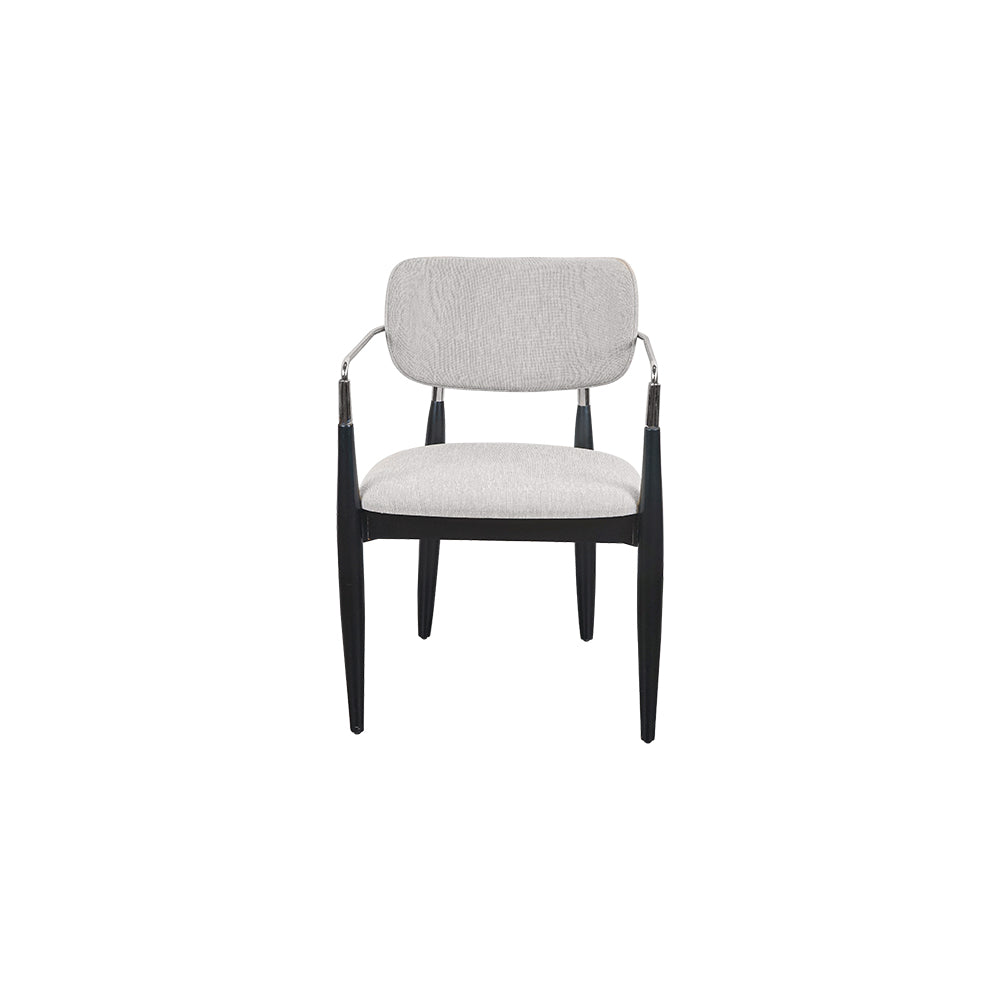 Luna Black & White Dining Chair