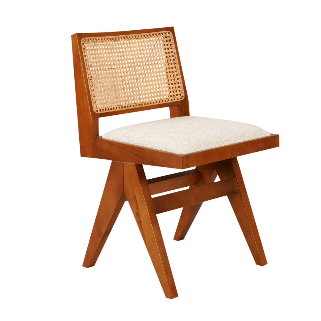 Rustica Brown Wooden Dining Chair – Classic Appeal