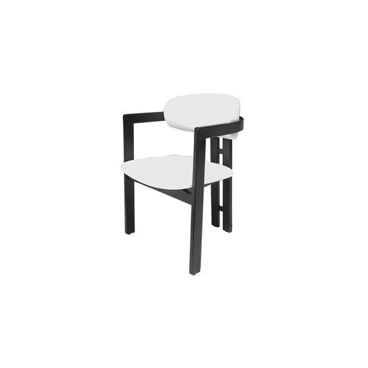 Vetra M-Shaped Black & White Chair