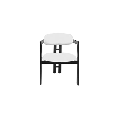 Vetra M-Shaped Black & White Chair