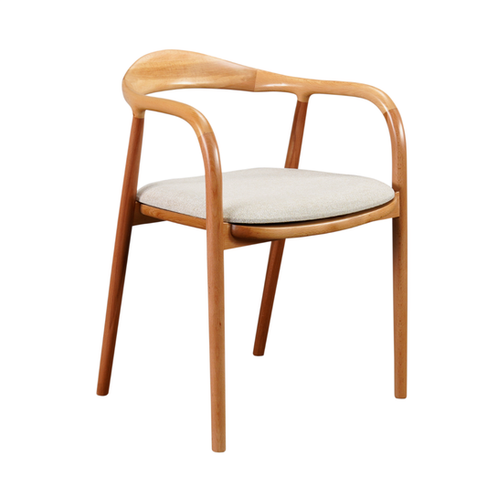 Lume Light Wood Dining Chair – Natural Finish