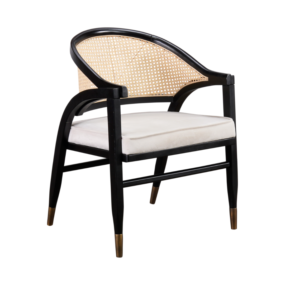 Terra Dark Wood Dining Chair – Rich Finish